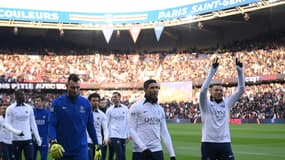 Letellier, Hakimi et Mbappé à l'entraînement au Parc des Princes
