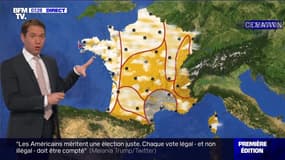 La météo pour ce lundi 9 novembre 2020