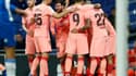 La joie du Barça après le but de Dembélé