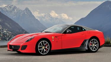 N'ayant roulé que 180km, cette Ferrari 599 GTO est dans un excellent état de conservation.