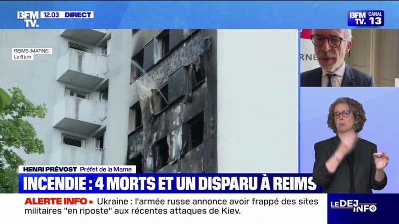 Incendie à Reims: 