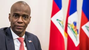 Le président haïtien Jovenel Moïse à Port-au-Prince, le 22 octobre 2019