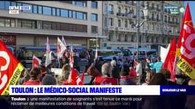 Toulon: les professionnels du médico-social ont manifesté mardi place de la Liberté