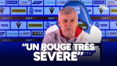 Auxerre 3-4 Lille : "Le rouge sur Perraud est très sévère", juge Genesio