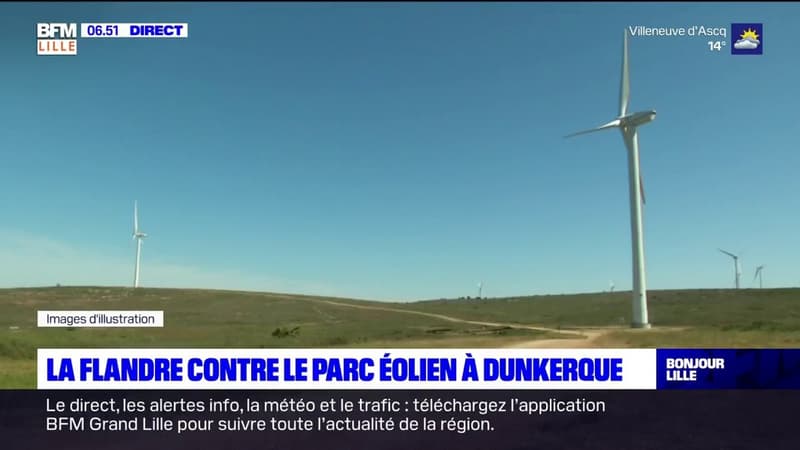 Dunkerque: la Flandre contre le projet éolien