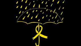 Le parapluie et le ruban jaune, symboles de la mobilisation des prodémocrates à Hong Kong.