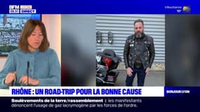 Rhône: un motard se lance dans un road-trip pour la bonne cause