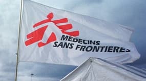 Un drapeau de Médecins sans frontières (photo d'illustration)