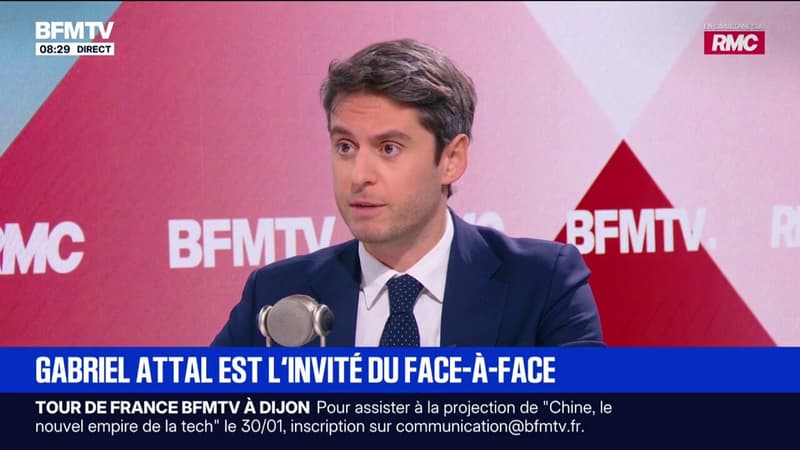 "J'ai fait ce que j'ai pu tout au long de la fonction qui m'a été confiée", estime Gabriel Attal, secrétaire général du parti “Renaissance” et ancien Premier ministre