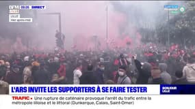 Célébrations du titre du LOSC: l'ARS invite les supporters à se faire tester