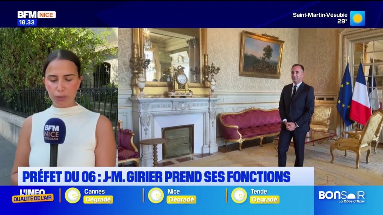 Préfét du 06 : J-M Girier prend ses fonctions