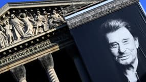 La photo de Johnny Hallyday à La Madeleine à Paris, le 9 décembre 2017
