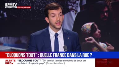 "Bloquons tout": "Dès ce matin, ça a commencé par des blocages de lycées, dans les secteurs les plus bobos gauchisés de Paris", lance Jean-Philippe Tanguy, Député RN