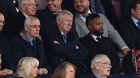 Patrice Evra avec Sir Alex Ferguson à Old Trafford