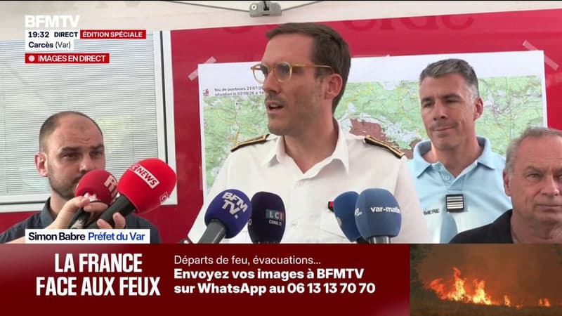 Incendie dans le Var: "On a déploré deux reprises de feu", annonce le préfet