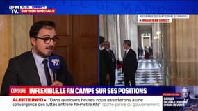 Motion de censure: "Nous allons sanctionner politiquement le gouvernement de Michel Barnier", affirme Bryan Masson (RN)