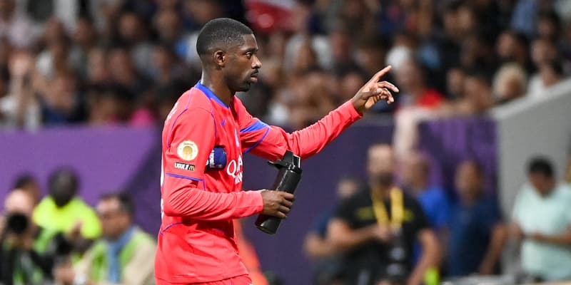 Ousmane Dembélé lors de Toulouse-PSG, le 30 août 2025.