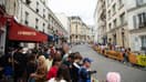 Une rue de Montmartre avant le passage du Tour de France le 27 juillet 2025