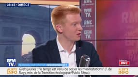 Adrien Quatennens, député France Insoumise : "Le thermomètre de Macron est cassé. Le socle commun des mobilisation, c'est l'injustice fiscale."