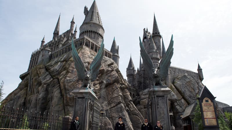 Le château de Poudlard du "Wizarding World of Harry Potter", à Universal Studios Hollywood, en 2016