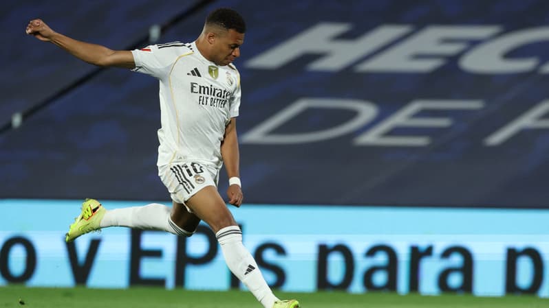 La frappe de Kylian Mbappé avec le Real Madrid, 19 octobre 2025