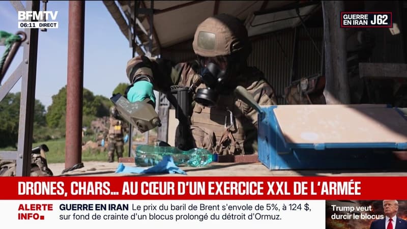 Drones, chars, hélicos: l'exercice plus vrai que nature de l'armée française