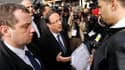 Lors d'un déplacement aux Ulis, dans l'Essonne, François Hollande a répliqué aux attaques de Nicolas Sarkozy fustigeant par avance la gestion d'un exécutif de gauche, estimant que le président sortant était mal placé pour distribuer "médailles" et "mauvai