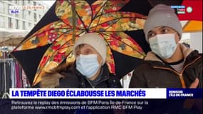  La tempête Diego éclabousse les marchés d'Île-de-France