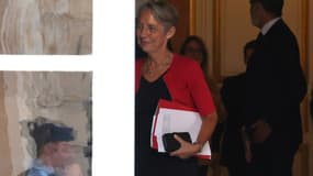 La Première ministre Elisabeth Borne à l'hôtel Matignon, le 28 juin 2022 à Paris