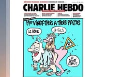 Prochaine une de Charlie Hebdo à paraître mecredi