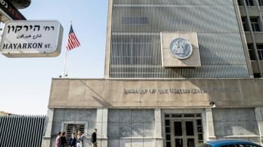 L'ambassade des Etats-Unis à Tel-Aviv, le 20 janvier 2017