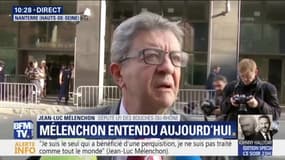 "Vous êtes très désagréable..." Le nouveau tacle de Mélenchon à un journaliste avant son audition