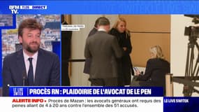 Procès du RN: place à la plaidoirie de l'avocat de Marine Le Pen pour lui éviter "la mort politique" 