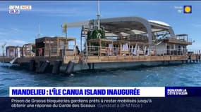 Canua Island: l'île artificielle inaugurée au large de Mandelieu-la-Napoule