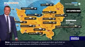 Météo Normandie: des éclaircies ce lundi à travers la région, 21°C à Caen et 23°C à Évreux