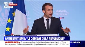 Emmanuel Macron: "La liberté d'expression, ce n'est pas la propagation de la haine"