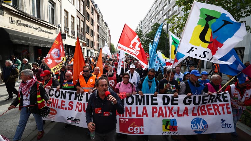La manifestation du 2 octobre à Lille 