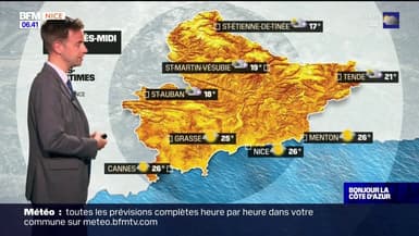 Météo Côte d’Azur: un temps nuageux dans la matinée et orageux dans l'après-midi