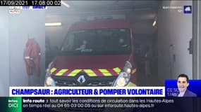 Agriculteur et pompier volontaire, l'engagement de Yannick Reynaud dans le Champsaur