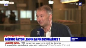 Lyon Politiques: Bruno Bernard "confiant" sur le prolongement du métro B