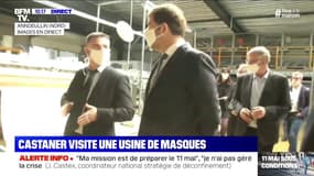 Christophe Castaner visite ce mercredi une usine de masques