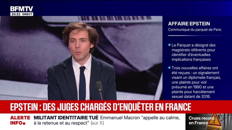 Me Mathias Darmon, avocat d'"Innocence en danger", réagit à la désignation de magistrats par le parquet de Paris dans l'affaire Epstein