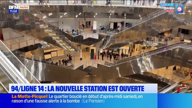 Ligne 14 du métro: la nouvelle station Villejuif - Institut Gustave-Roussy est ouverte