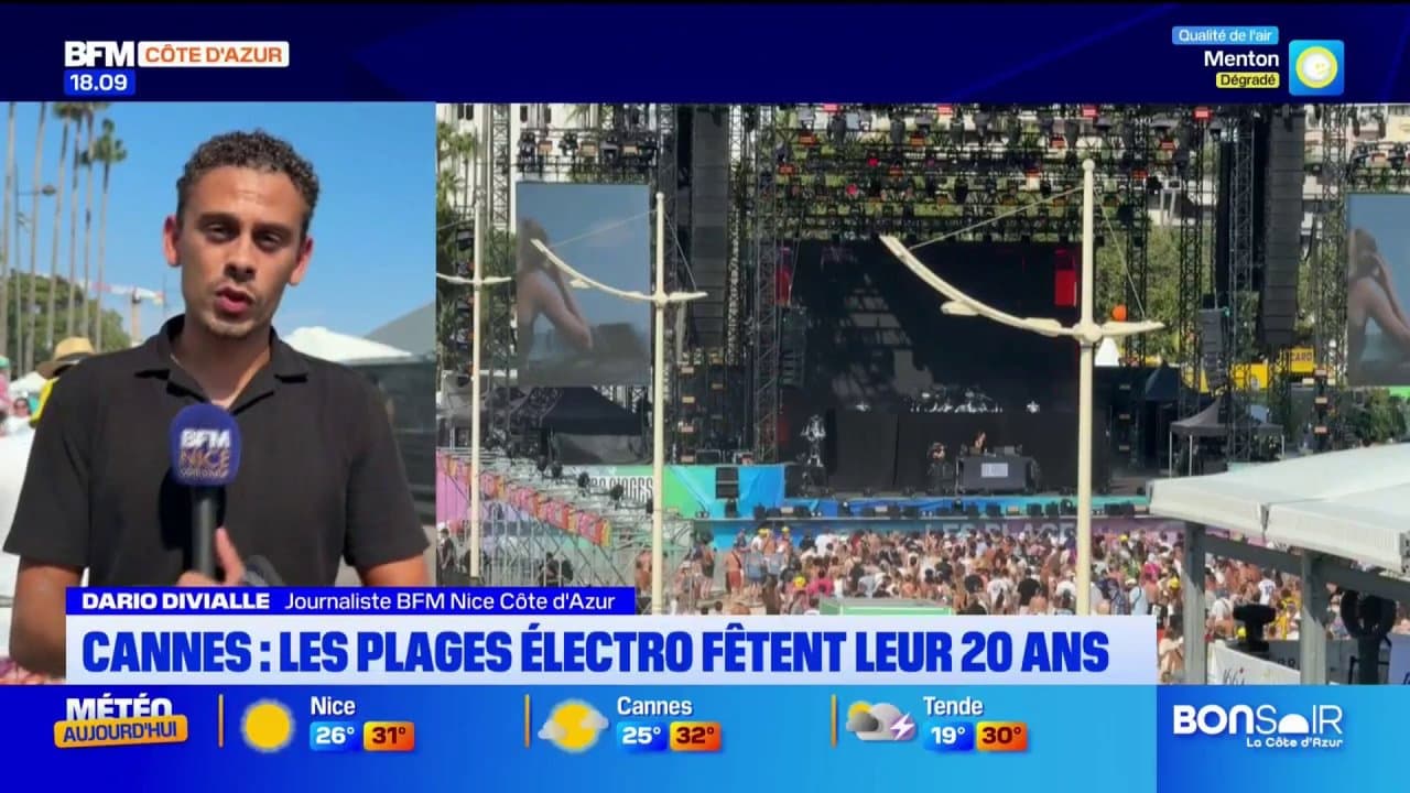 Cannes : les Plages Électroniques fêtent leurs 20 ans !