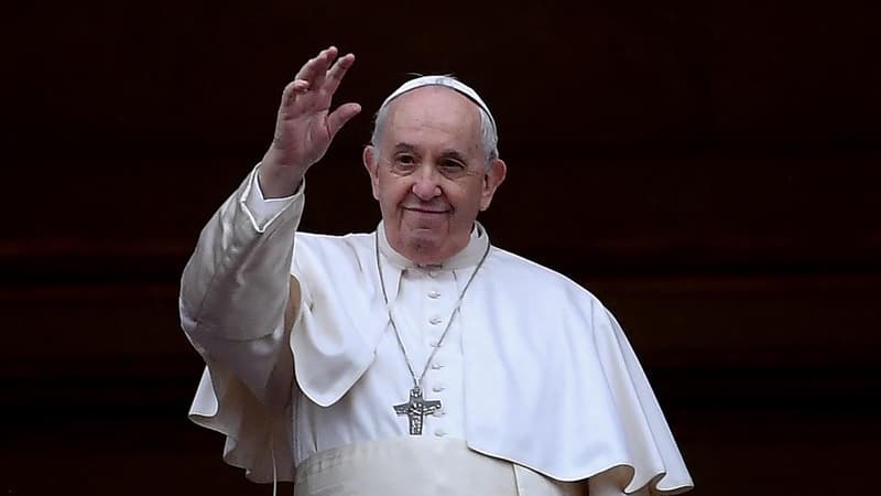 Le pape François au Vatican lors de la bénédiction Urbi et Orbi de Noël, le 25 décembre 2021.