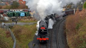 Un train à vapeur au Royaume-Uni (photo d'illustration)