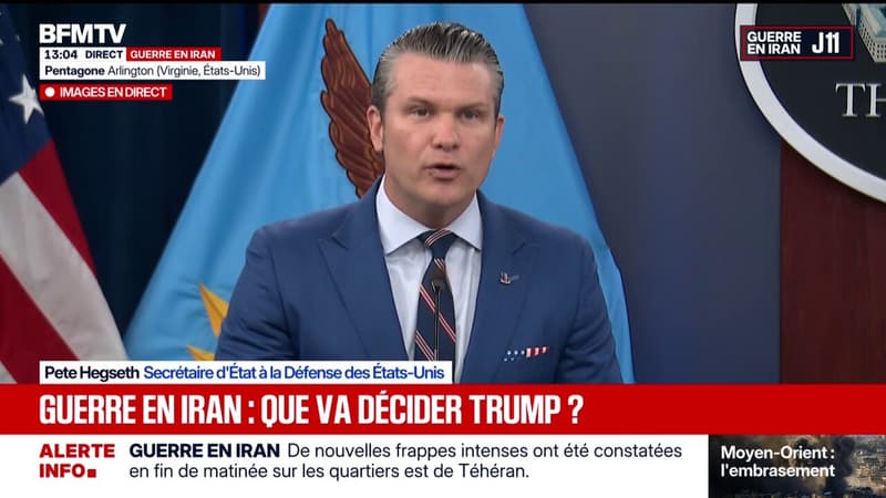 Guerre au Moyen-Orient: "Nous gagnons de manière écrasante", affirme Pete Hegseth, secrétaire d'État à la Défense des États-Unis