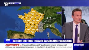 Météo: une forte baisse des températures attendue la semaine prochaine