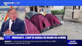 "Ça n'est pas acceptable": Francis Szpiner, maire du XVIe arrondissement de Paris, dénonce un squat de migrants 