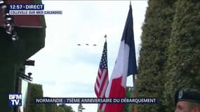 D-Day: parade aérienne au-dessus de Colleville-sur-Mer